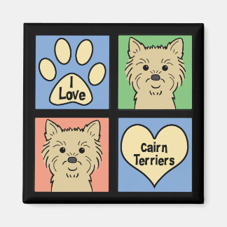 I Liebe Cairn Terriers Magnet