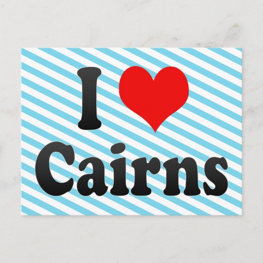 I Liebe Cairns, Australien Postkarte (Vorderseite)
