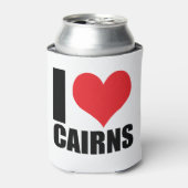 I Liebe Cairns Dosenkühler (Kanne Vorderseite)