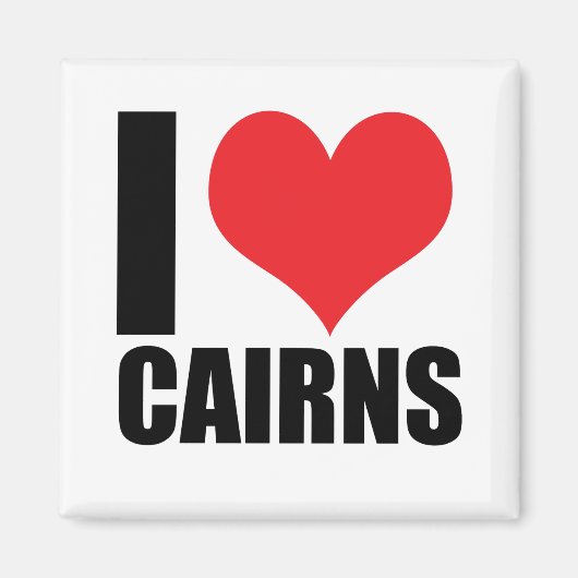 I Liebe Cairns Magnet (Vorne)