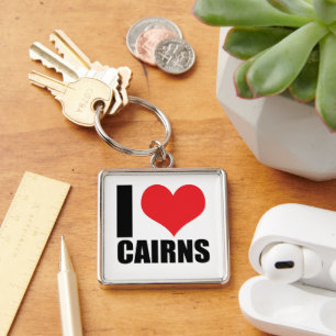 I Liebe Cairns Schlüsselanhänger