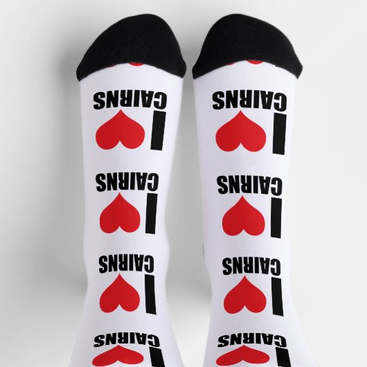 I Liebe Cairns Socken (Oben)