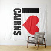 I Liebe Cairns Wandteppich (Beispiel (Horizontal))