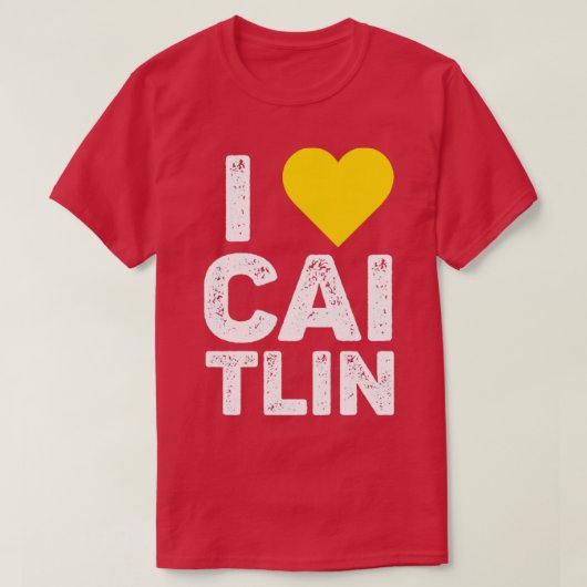 I Liebe Caitlin Caitlin Clark2 T-Shirt (Design vorne)
