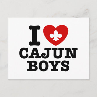 I Liebe Cajun Boys Postkarte