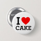 I Liebe Cake Button (Vorne & Hinten)