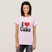 I Liebe Cake T-Shirt (Vorne ganz)