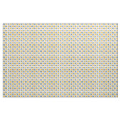 I Liebe Cal Gewebe - blau und gelb Stoff (Yard (91,4 cm))