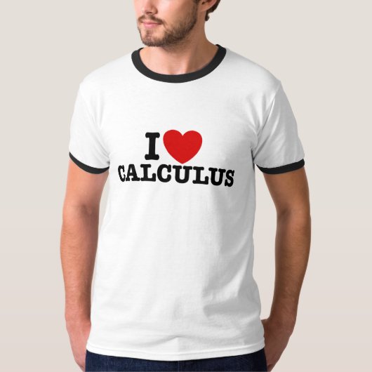 I Liebe Calculus T-Shirt (Vorderseite)