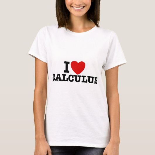 I Liebe Calculus T-Shirt (Vorderseite)