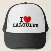 I Liebe Calculus Truckerkappe (Vorderseite)