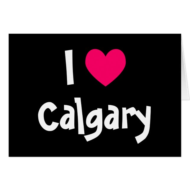 I Liebe Calgary (Vorderseite (Horizontal))