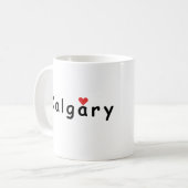 I Liebe Calgary Kaffeetasse (Vorderseite Links)