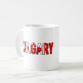 I Liebe Calgary Kaffeetasse (Vorderseite Links)