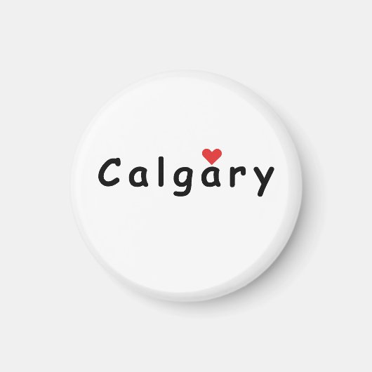 I Liebe Calgary Magnet (Vorne)