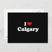 I LIEBE CALGARY POSTKARTE (Vorne/Hinten)