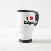 I Liebe Calgary Reisebecher (VorderseiteRechts)