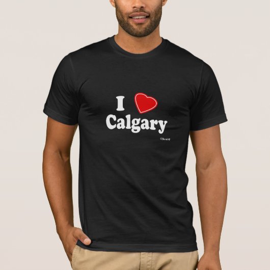 I Liebe Calgary T-Shirt (Vorderseite)