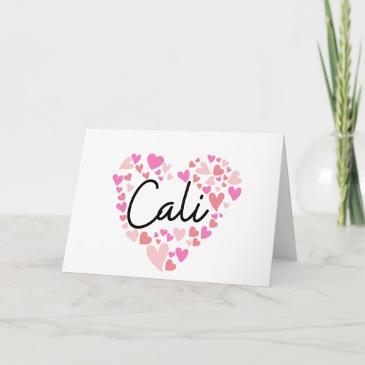 I Liebe Cali - Herz für Cali (Vorderseite)