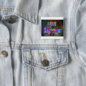 I LIEBE California Bright Future Button (Beispiel)