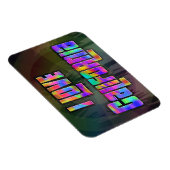 I LIEBE California Bright Future Magnet (Rechte Seite)