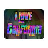I LIEBE California Bright Future Magnet (Horizontal)