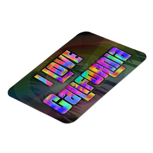 I LIEBE California Bright Future Magnet (Linke Seite)