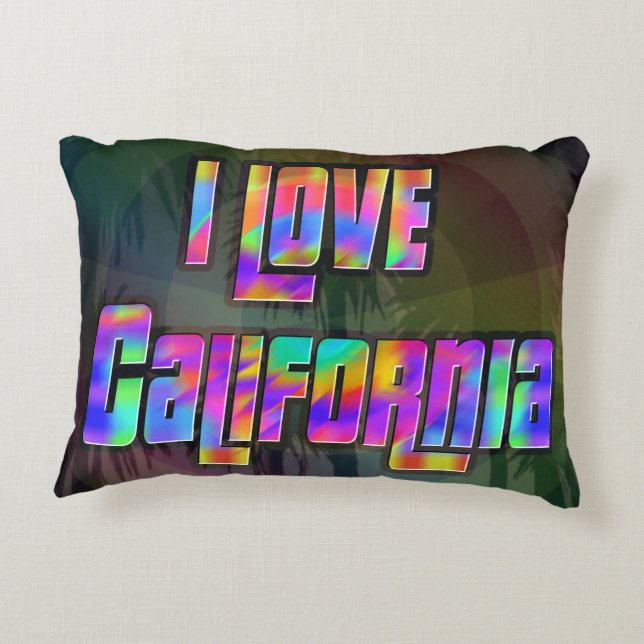I LIEBE California Bright Future Pillow Dekokissen (Rückseite)