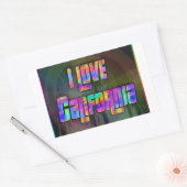I LIEBE California Bright Future Sticker (Umschlag)