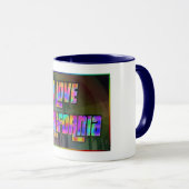 I LIEBE California Bright Future Tasse (VorderseiteRechts)