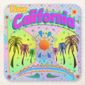 I LIEBE California Calm Desire Untersetzer (Vorderseite)