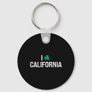 I Liebe California Kleeblatt Clover St. Patrick's Schlüsselanhänger