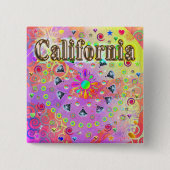 I LIEBE California Lucky Golden Button (Vorderseite)