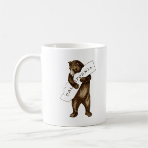 I Liebe California Staat Bear Hug Kaffeetasse