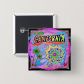 I LIEBE California True Progress Button (Vorne & Hinten)