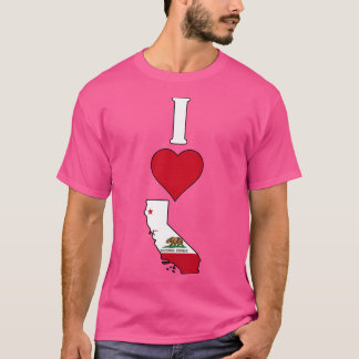 I Liebe California Vertical I Heart California Sta T-Shirt