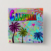 I LIEBE California Vivid Romance Button (Vorderseite)