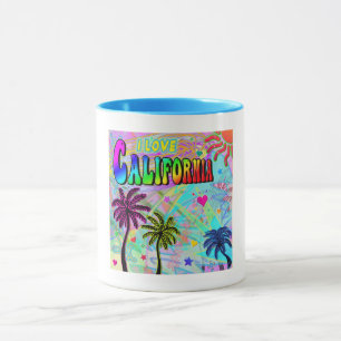 I LIEBE California Vivid Romance Tasse