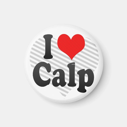 I Liebe Calp, Spanien Magnet (Vorne)