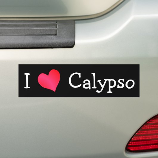 I Liebe Calypso Autoaufkleber (Auf Auto)