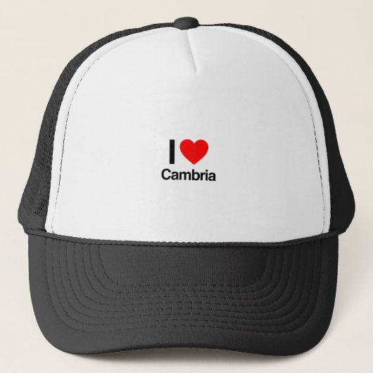 i Liebe Cambria Truckerkappe (Vorderseite)