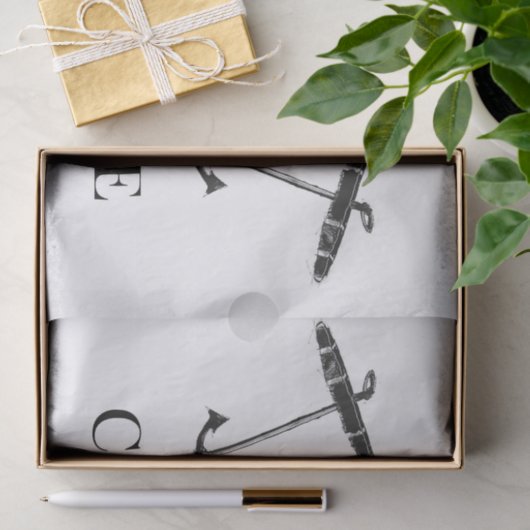 I LIEBE CAMBRIDGE SEIDENPAPIER (Geschenk)