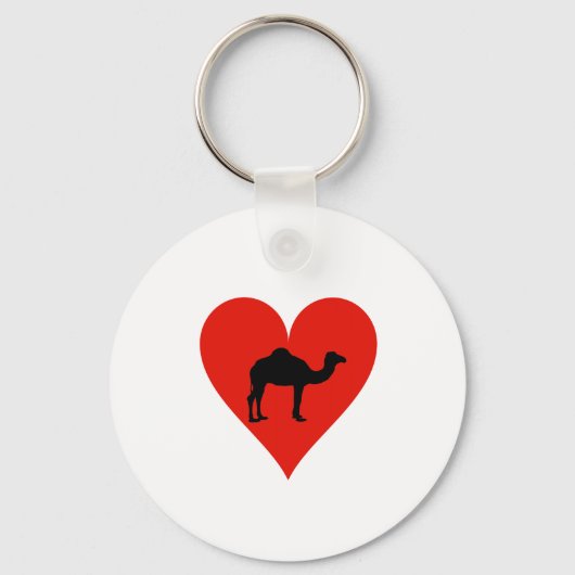 I Liebe Camels Schlüsselanhänger (Vorderseite)