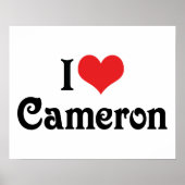 I Liebe Cameron Poster (Vorne)