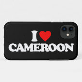 I LIEBE CAMEROON Case-Mate iPhone HÜLLE (Rückseite (Horizontal))