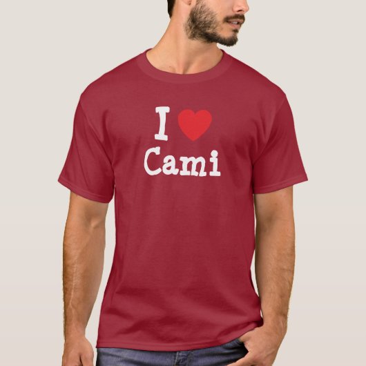 I Liebe Cami Herzlicher T - Shirt (Vorderseite)