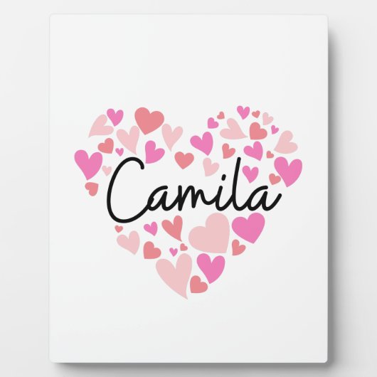 I Liebe Camila Fotoplatte (Vorderseite)