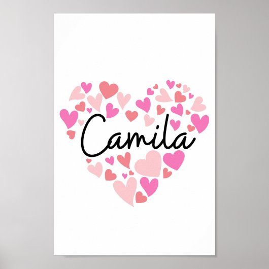I Liebe Camila Poster (Vorne)