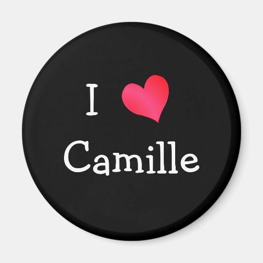 I Liebe Camille Magnet (Vorne)