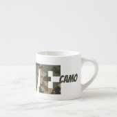 I Liebe Camouflage Green Brown | Espressotasse (Rechts)
